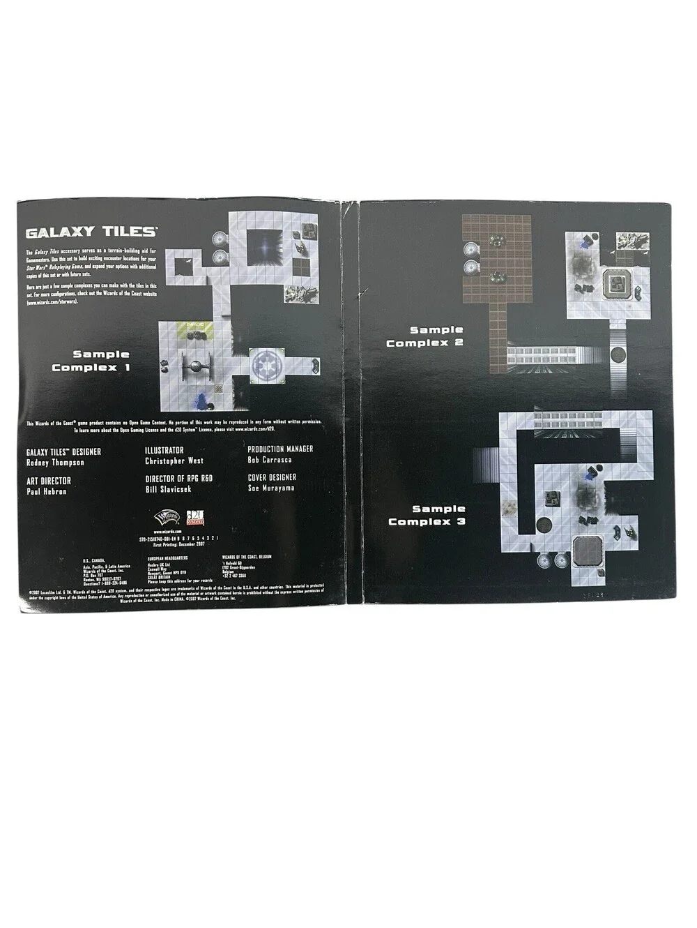 2007 STAR WARS RPD SW1 Galaxy Tiles Customizable Terrain
